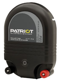 Patriot, p20 , P 20 electriciteit, afspanning, afrastering, schrikdraad , stal de meidoorn,