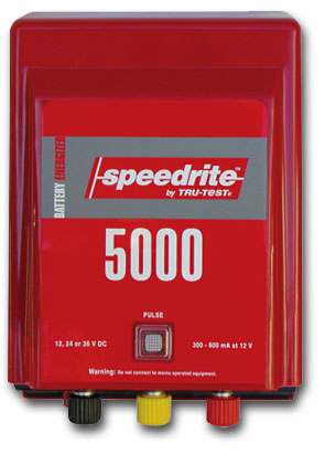 speedrite 5000, speedride, 5000, electriciteit, afrastering, spanning, ohm, volt, scherpe prijs, scherpste prijs, goedkoopste, beste prijs, afrastering, krachtig, sterk, schapen, paarden, geiten, begroeiing, begroeing, weide, weidepost